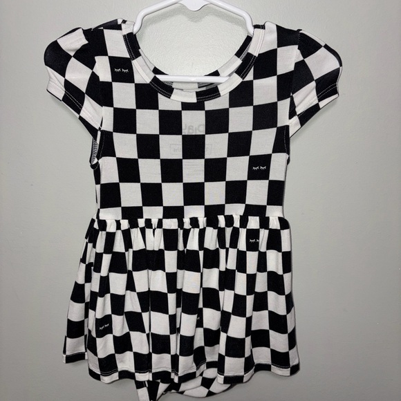 Little Sleepies play cool checks bamboo twirl body suit 12-18 M - Picture 3 of 3